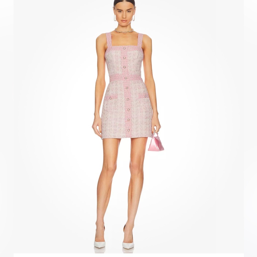 Amanda Uprichard Pink Mini Dress